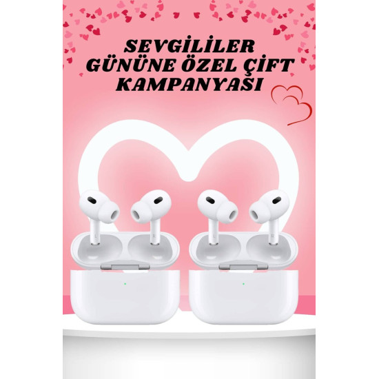 Sevgiliye Hediye Çift Kulaklığı Yeni Nesil Pro Kulaklık Sevgililer Gün