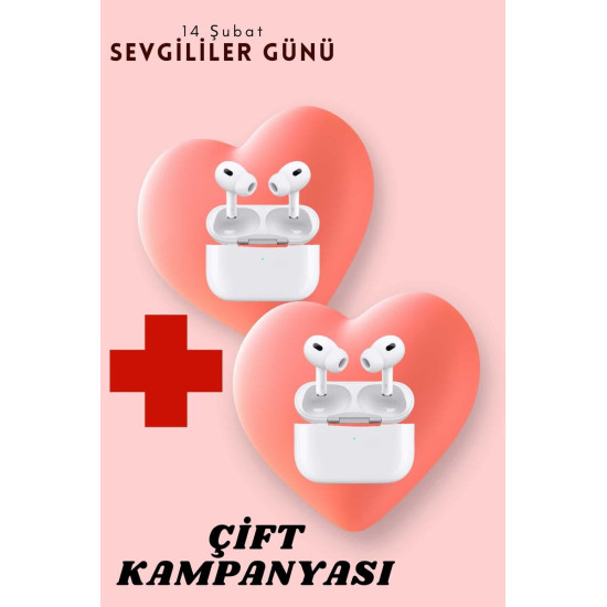Sevgiliye Hediye Çift Kulaklığı Yeni Nesil Pro Kulaklık Sevgililer Gün
