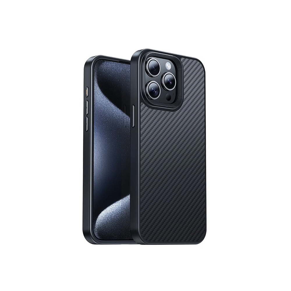 Hoco iPhone 15 Pro AS7 Kevlar Kılıf Manyetik Magsafeli Telefon Kılıfı
