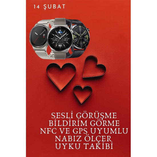 Özel Yeni Nesil Akıllı Saat Çiftlere Özel Kampanya Çift Saatleri
