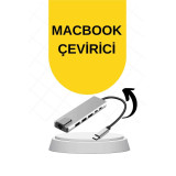 Macbook Pro/air Uyumlu USB Type-C 8 In 1 Hub Dönüştürücü Çevirici Çokl