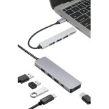 Macbook Pro/air Uyumlu USB Type-C 8 In 1 Hub Dönüştürücü Çevirici Çokl