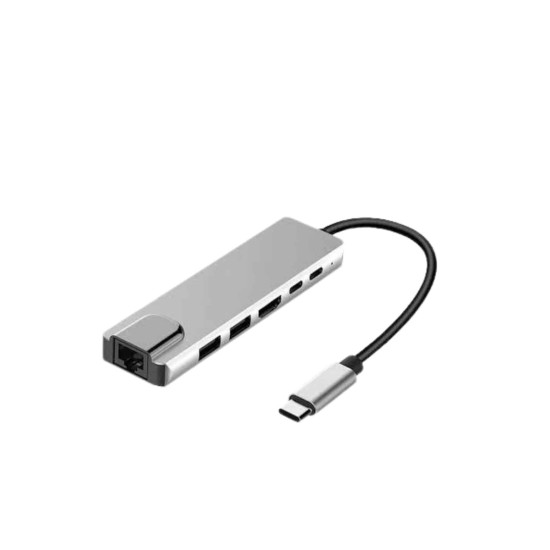 Macbook Pro/air Uyumlu USB Type-C 8 In 1 Hub Dönüştürücü Çevirici Çokl