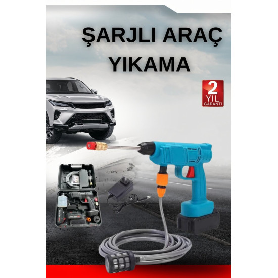 Oto Yıkama Bahçe Sulama Tabancası Makinesi Yüksek Basınçlı