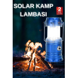 Kamp Lambası El Feneri Askılı Büyük Boy USB Şarjlı Işıldak