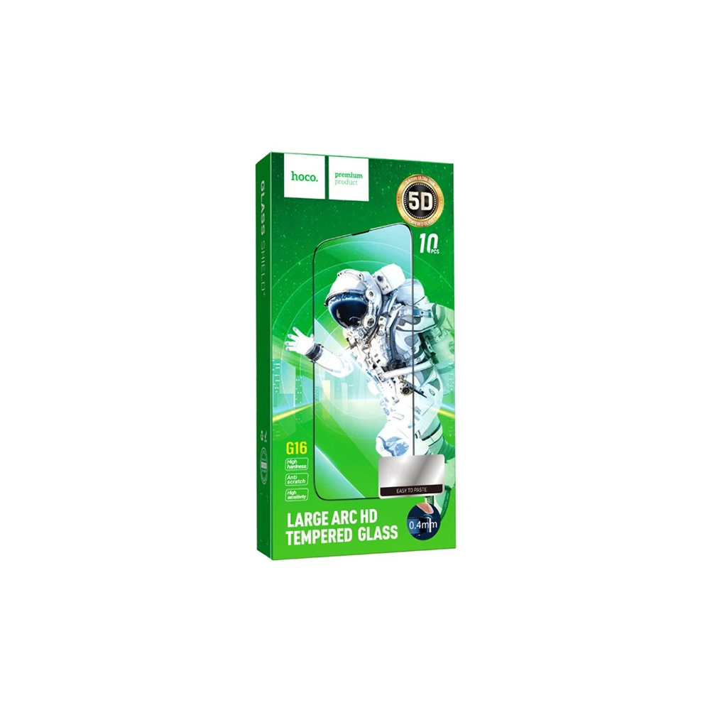 HOCO Guardian Shield Series iPhone 15 5D Tempered Kırılmaz Cam Ekran K