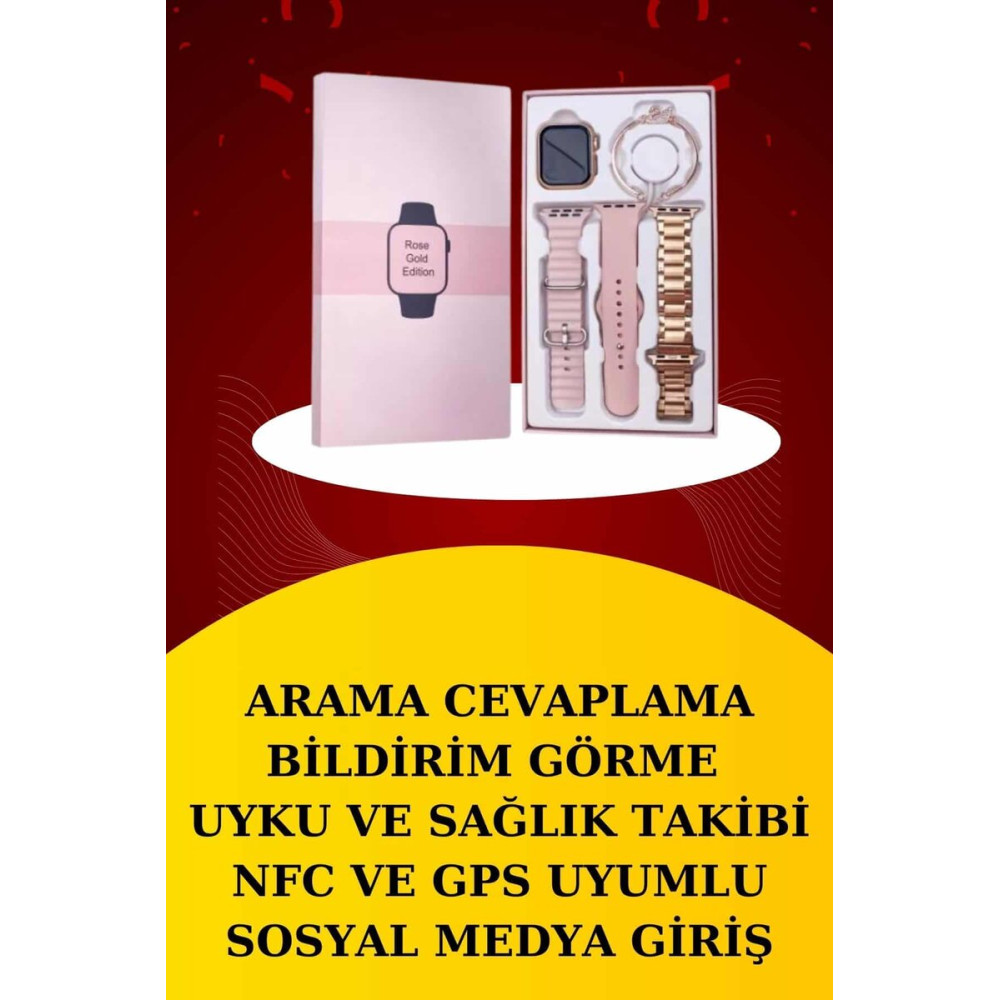 Şarjlı Akıllı Saat ve Dijital Göstergeli Kablosuz Bluetooth Kulaklık N