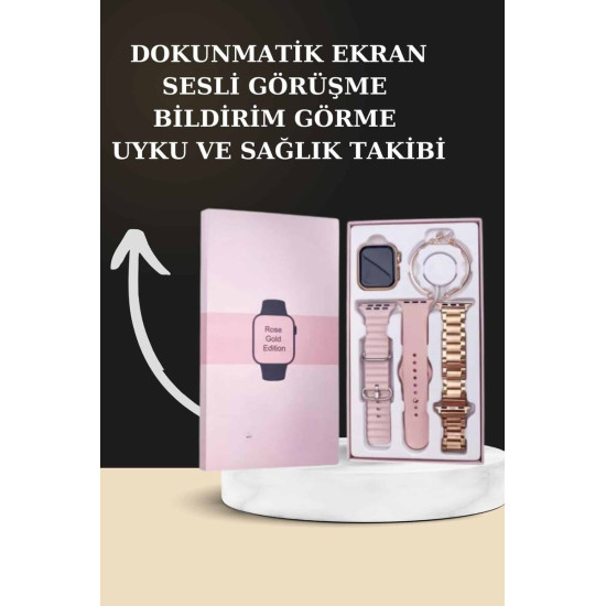 Nesil Kaliteli Akıllı Saat ve Kablosuz Bluetooth Kulaklık Yüksek Ses K