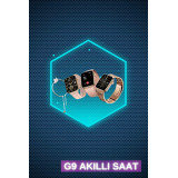 Kadınlar İçin 3 Kordonlu Akıllı Saat ve Dijital Göstergeli Powerbankli