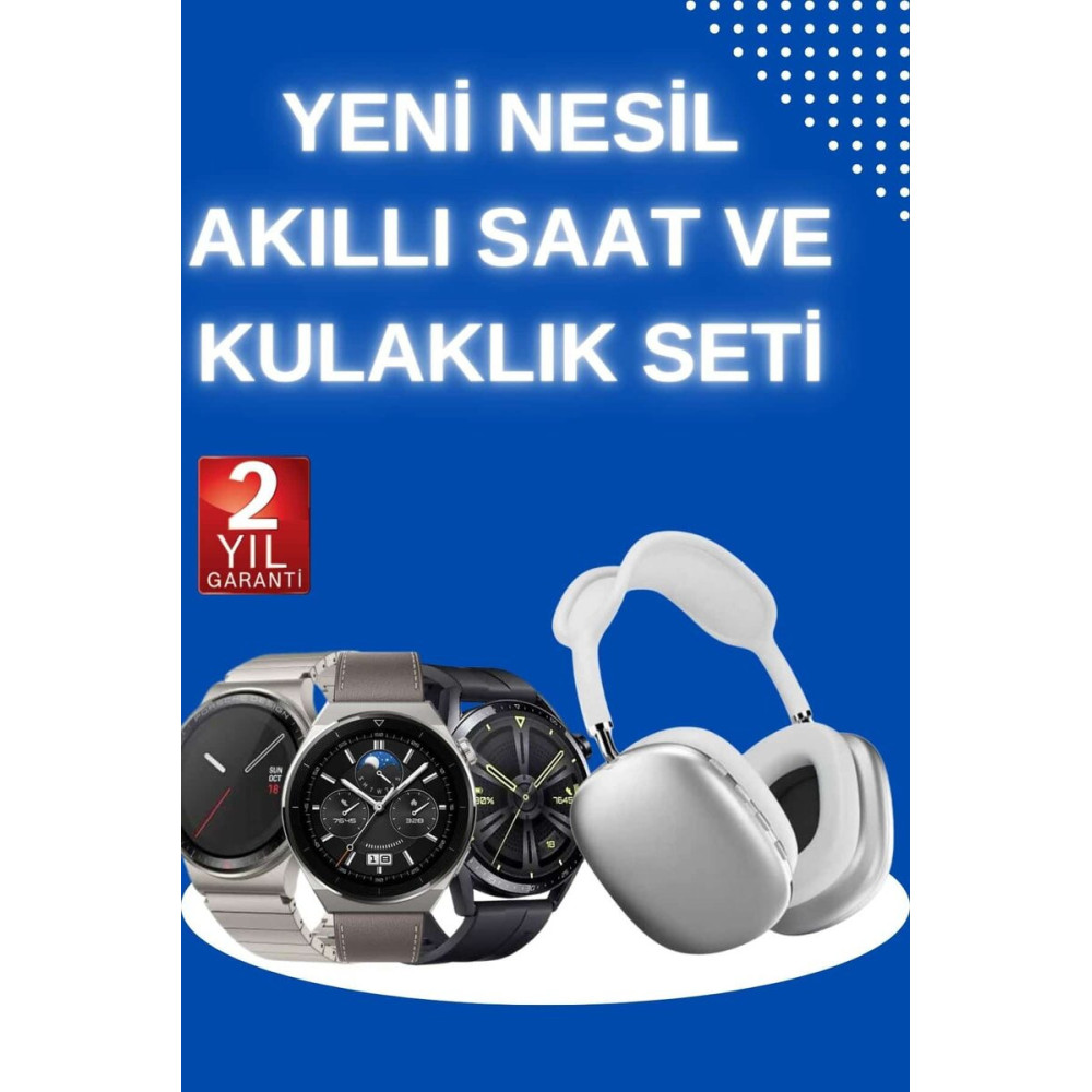Nesil Sesli Görüşme Akıllı Saat ve Powerbank Çoklu Şarj Girişli Blueto