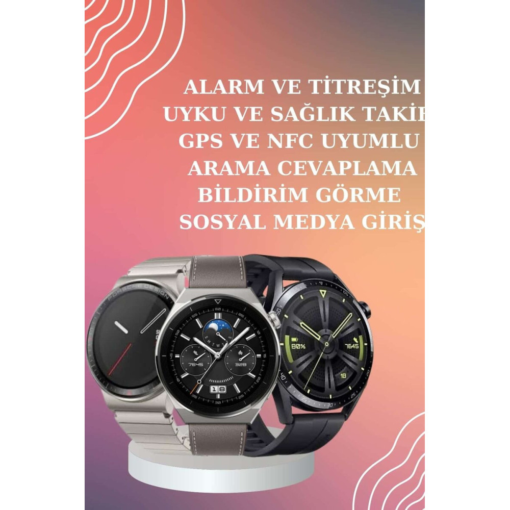 Özellikli Bluetooth Kulaklık ve Amoled Ekran Akıllı Saat Uyku ve Sağlı