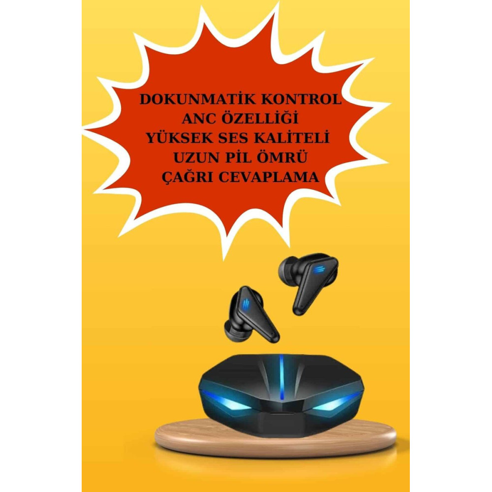 Bluetooth Bağlantılı Kulaklık ve Dokunmatik Ekran Akıllı Saat Arama Ce