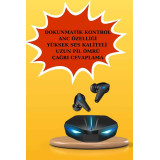 Bluetooth Bağlantılı Kulaklık ve Dokunmatik Ekran Akıllı Saat Arama Ce