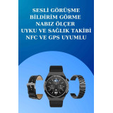 Saat ve Kulaklık Seti Dokunmatik Ekran 5.0 Bluetooth Bağlantılı Sesli 