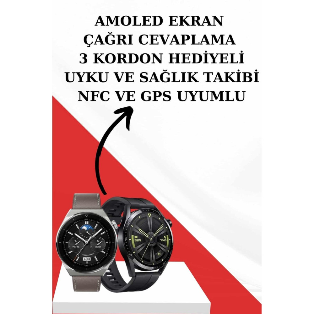 Kablosuz Bluetooth Kulaklık ve Kordon Hediyeli Akıllı Saat Nabız Ölçer