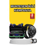 Yeni Nesil Akıllı Saat Ve Bluetooth Kulaklık Titreşim Bildirimleri Uyk