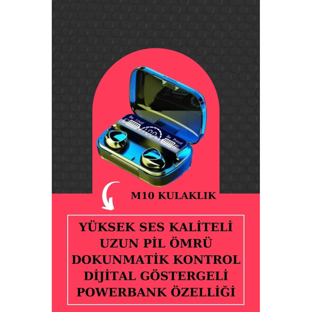 İkili Set Akıllı Saat Ve Bluetooth Kulaklık Kablosuz Uzun Pil Ömrü Spo