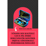 İkili Set Akıllı Saat Ve Bluetooth Kulaklık Kablosuz Uzun Pil Ömrü Spo