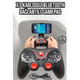 Game Stick Android Uyumlu Gamepad X3 Standlı Oyun Kolu Bluetooth Bağla