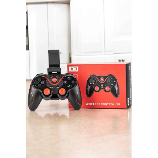 Game Stick Android Uyumlu Gamepad X3 Standlı Oyun Kolu Bluetooth Bağla