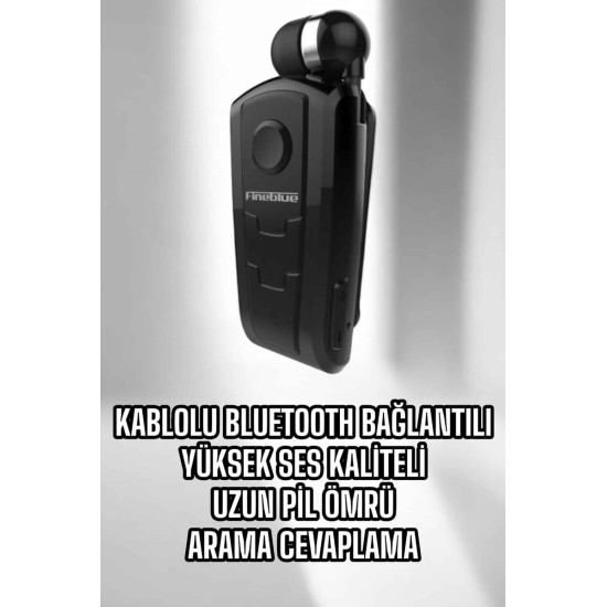 Telefonlara Uyumlu Mikrofonlu Titreşimli Makaralı Bluetooth Kulakiçi K