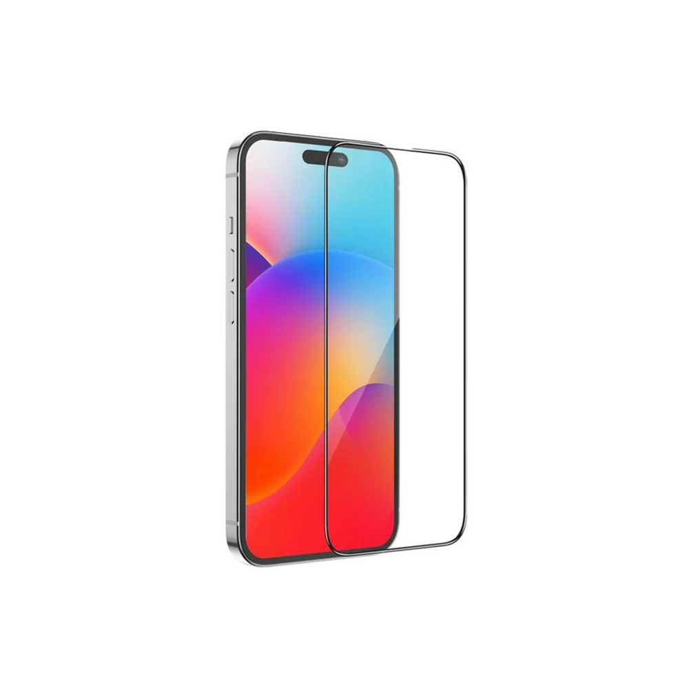 HOCO iPhone 15 Pro Full HD Tempered Kırılmaz Cam Ekran Koruyucu 10 Ade
