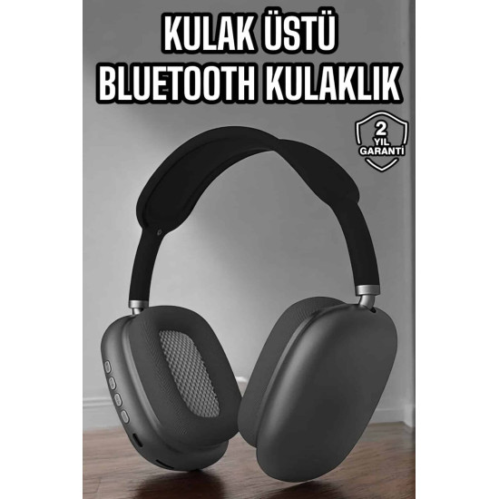 P9 Plus Hi-fi Ses Kalitesi Ayarlanabilir Mikrofonlu Bluetooth Kulaklık