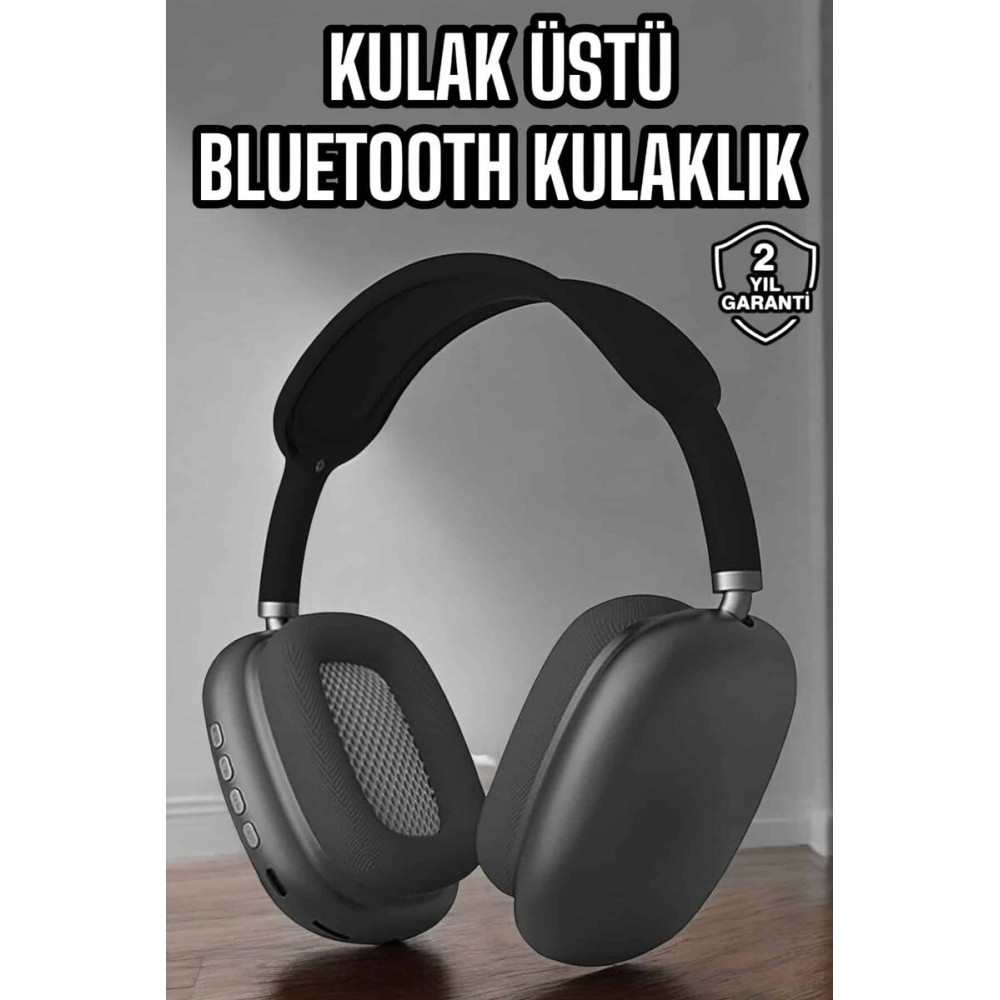 P9 Plus Hi-fi Ses Kalitesi Ayarlanabilir Mikrofonlu Bluetooth Kulaklık