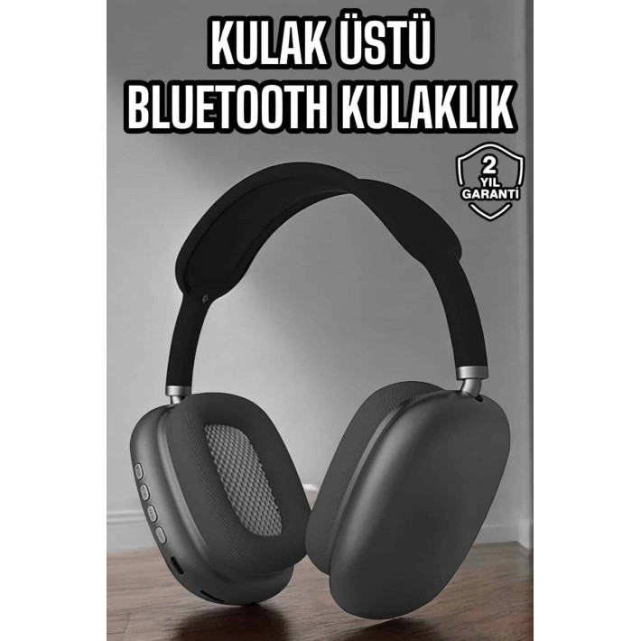 P9 Plus Hi-fi Ses Kalitesi Ayarlanabilir Mikrofonlu Bluetooth Kulaklık