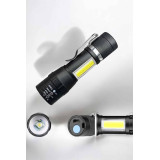 Feneri Led USB Şarjlı Zoom Mini Led Işık Acil Durum Feneri