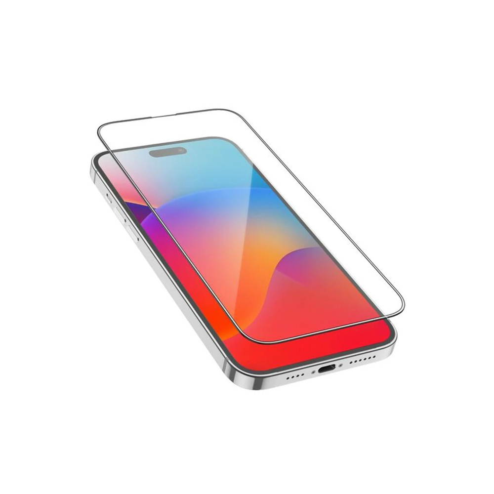 HOCO iPhone 15 Pro Max Full HD Tempered Kırılmaz Cam Ekran Koruyucu 10