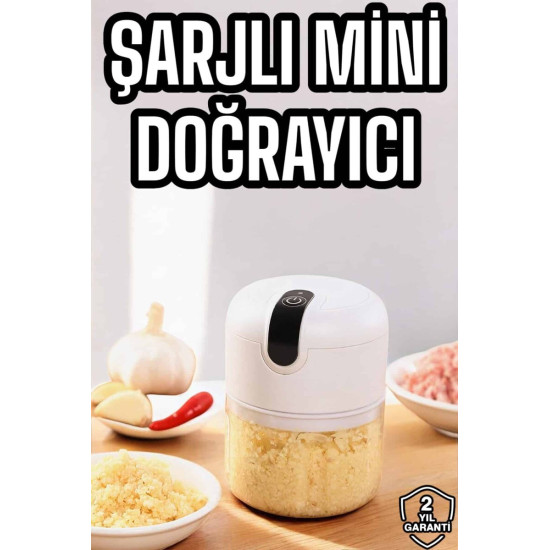 El Rondosu Mini Şarjlı Doğrayıcı Taşınabilir 250 ml