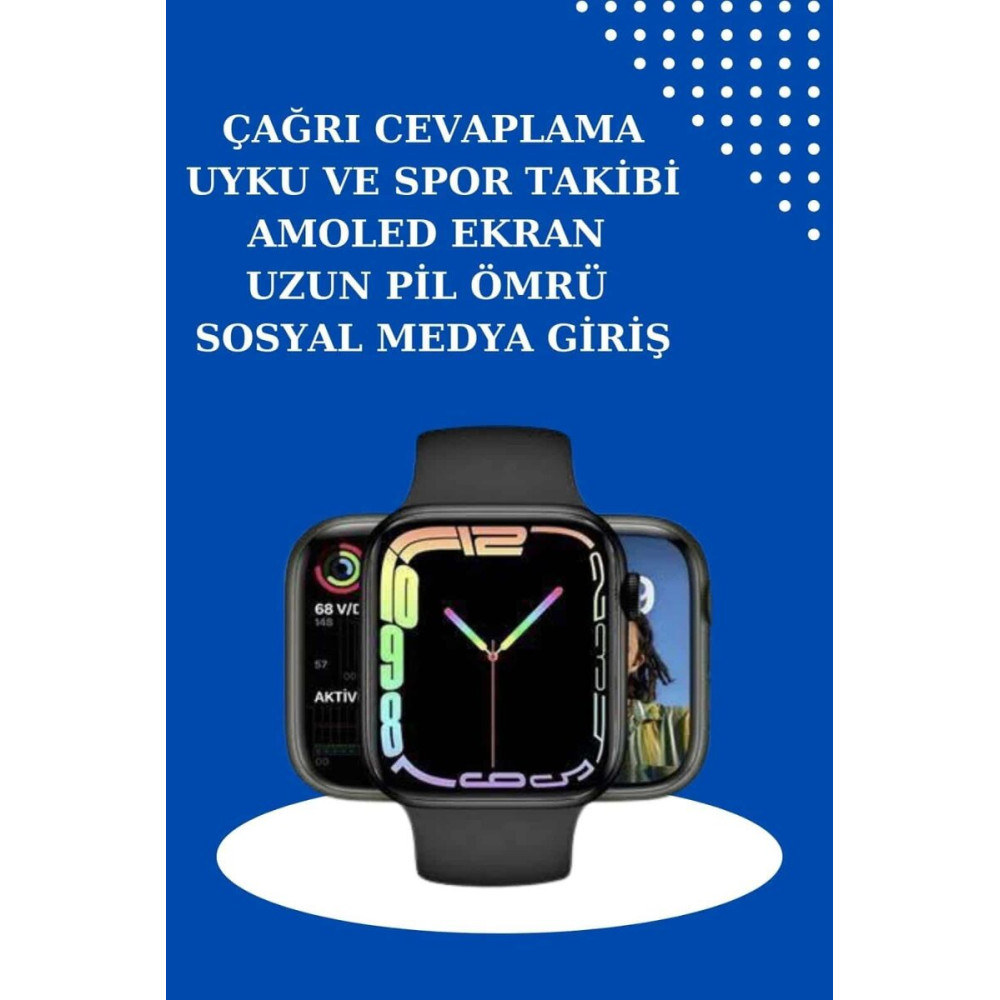 2025 Model Akıllı Saat ve 2.Nesil TWS Bluetooth Kulaklık ANC Özelliği 