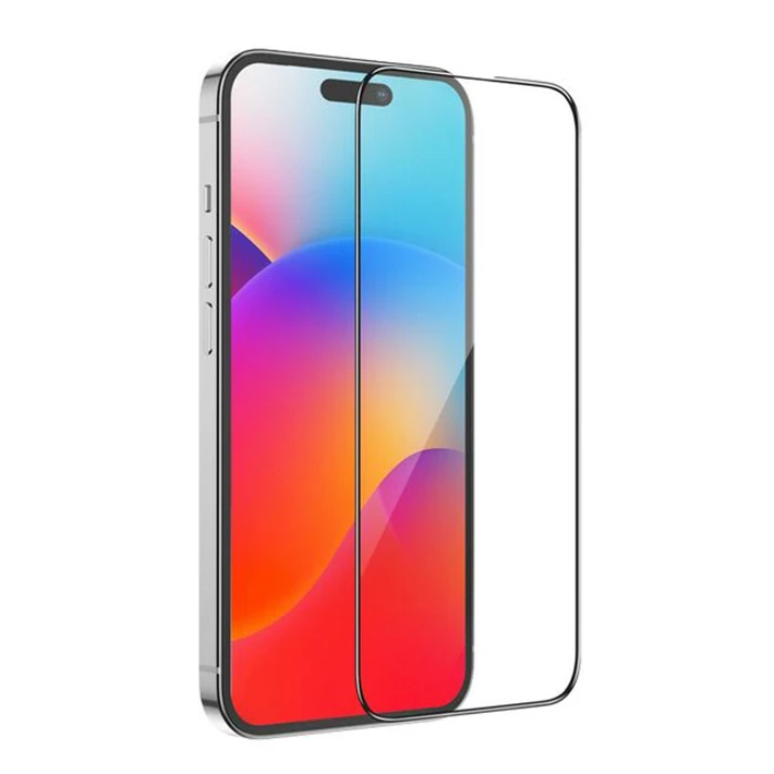HOCO iPhone 15 Plus Full HD Tempered Kırılmaz Cam Ekran Koruyucu 10 Ad