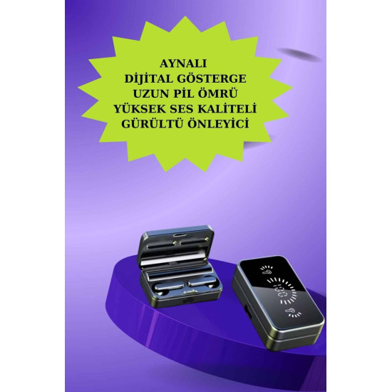 Powerbank Bluetooth Kulaklık Ve Yeni Model Akıllı Saat Seti ANC Özelli