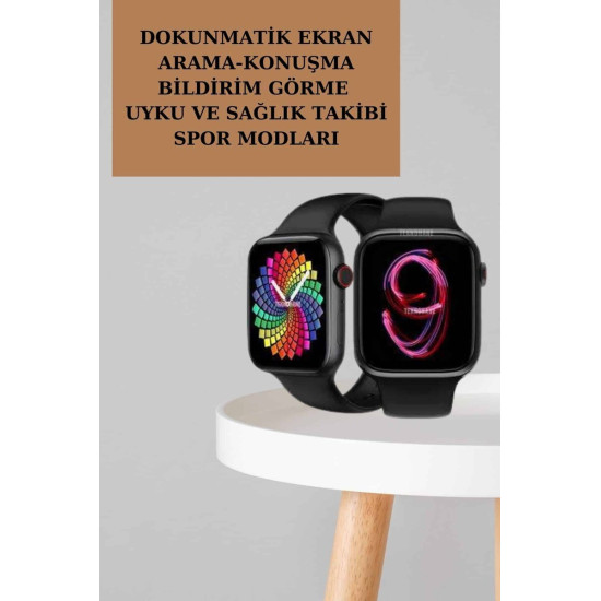 Powerbank Bluetooth Kulaklık Ve Yeni Model Akıllı Saat Seti ANC Özelli