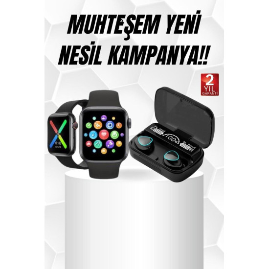 Kaliteli Akıllı Saat ve Kaliteli Bluetooth Kulaklık ANC Özelliği Uzun 