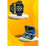 Kaliteli Akıllı Saat ve Kaliteli Bluetooth Kulaklık ANC Özelliği Uzun 