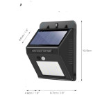 Solar Güneş Enerji Panelli Sensörlü Lamba Enerji Tasarruflu