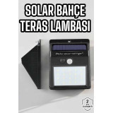 Güneş Enerjili Bahçe Lambası Solar Gece Aydınlatma Sensörlü Lamba