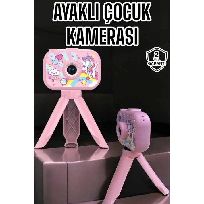 Ayaklı Mini Fotoğraf Makinesi Çocuk Için Eğitici Video Kamera (Kopya)