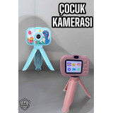 Ayaklı Mini Fotoğraf Makinesi Çocuk Için Eğitici Video Kamera