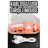 Fare Mouse Çift Modlu Kablosuz Bağlantılı 2.4GHz Destekli