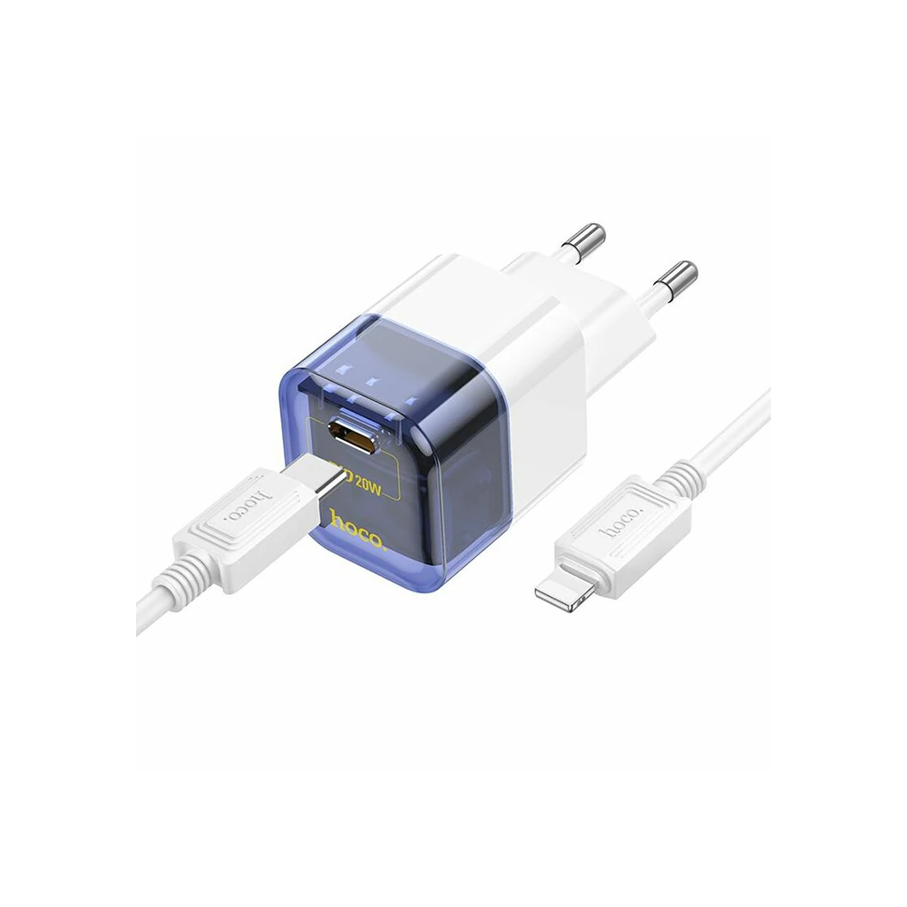 HOCO C131A Platinum PD30W+QC3.0 Girişli Hızlı Şarj Başlığı Ve Type-C T
