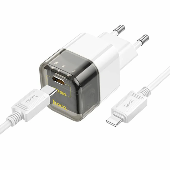 HOCO C131A Platinum PD30W+QC3.0 Girişli Hızlı Şarj Başlığı Ve Type-C T
