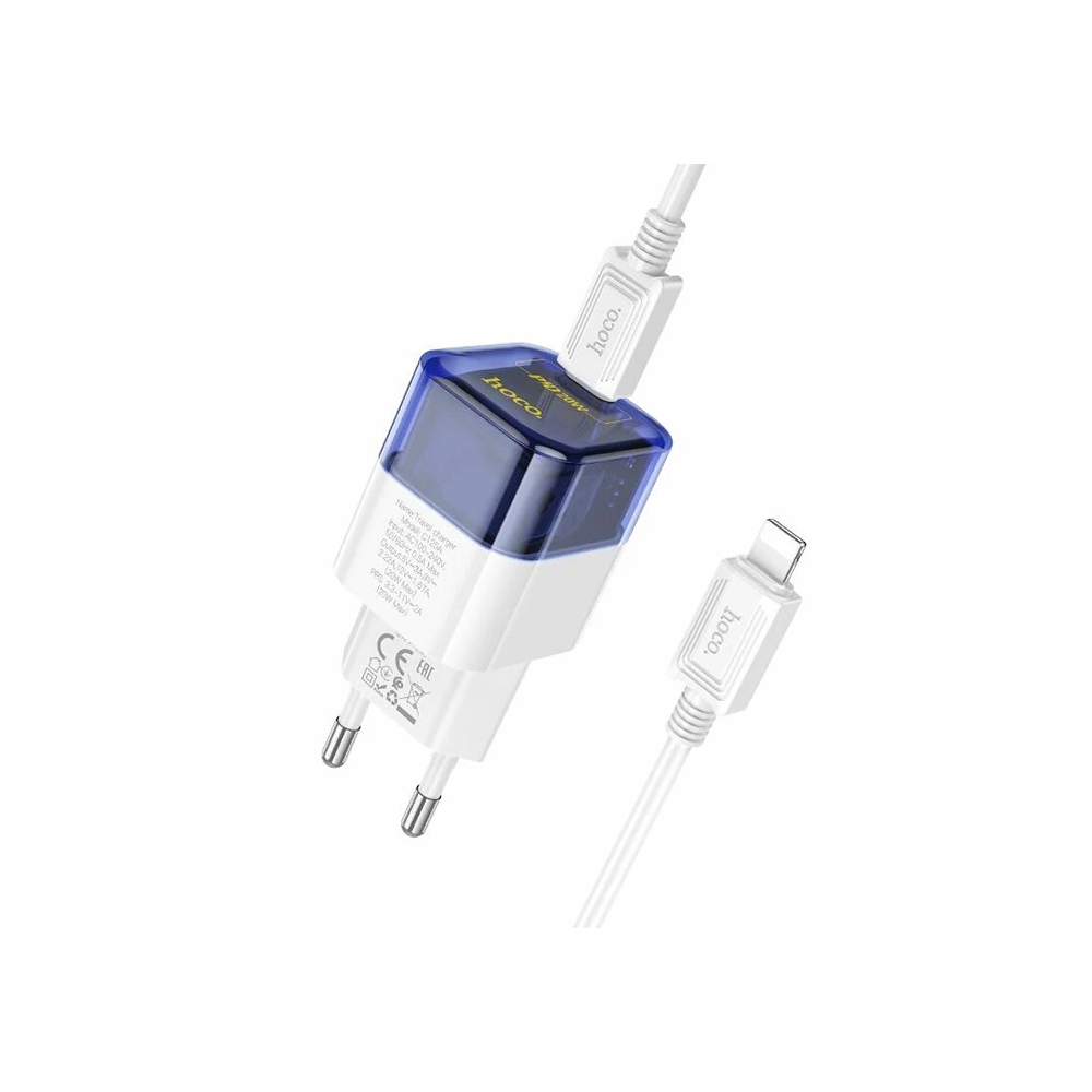 HOCO C131A Platinum PD30W+QC3.0 Girişli Hızlı Şarj Başlığı Ve Type-C T
