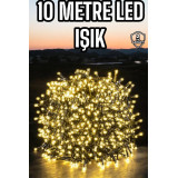 Led Işık 10 Metre Gün Işığı Parlak ve Doğal Ağaç Süsleme