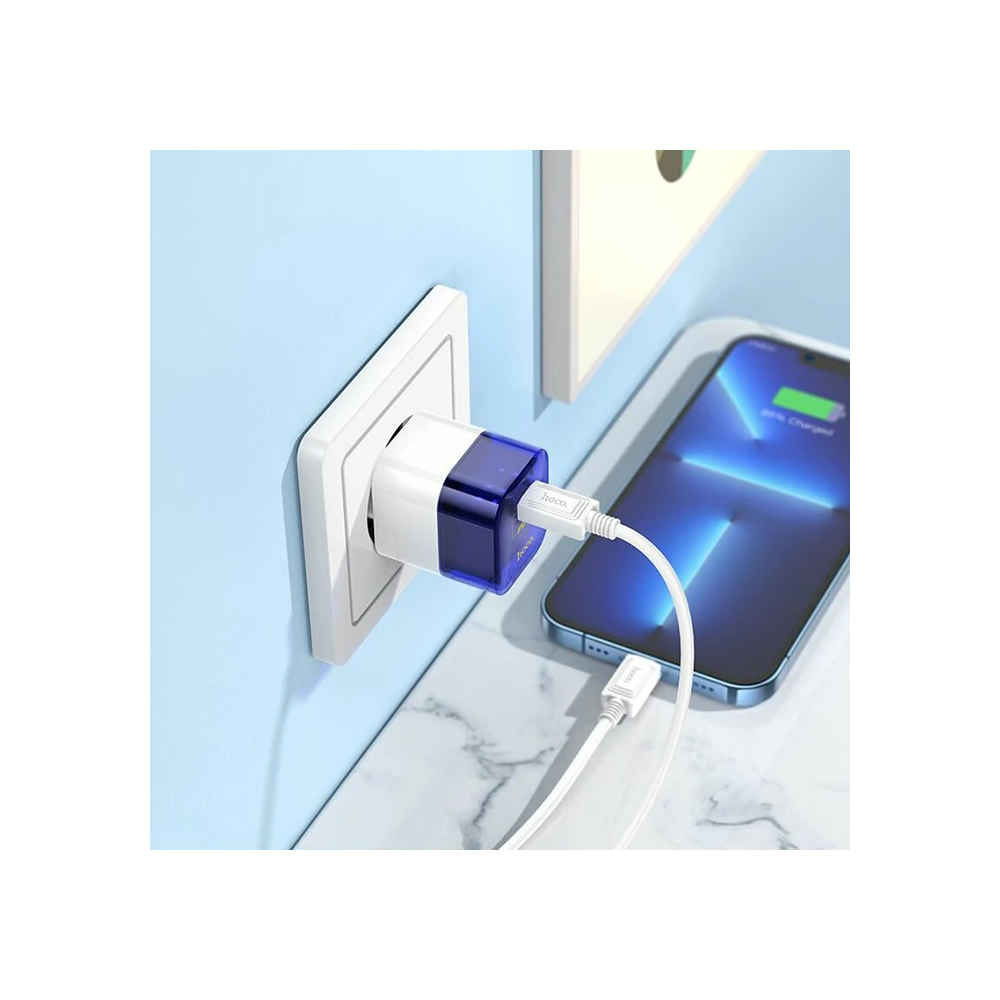 HOCO C131A Platinum PD30W+QC3.0 Girişli Hızlı Şarj Başlığı Ve Type-C T