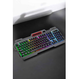 Led Işıklı Oyuncu Klavye Usb Girişli RGB Işıklı Q Klavye Mouse Hediyel