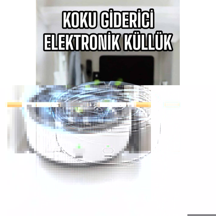 Küllük Duman Giderici Temizlenebilir Elektronik Pilli